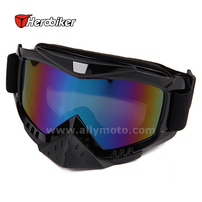 160 Motorcycle Glasses Ski Goggles Anti-Fog Big Spherical Professional Unisex Multicolor Snow@2